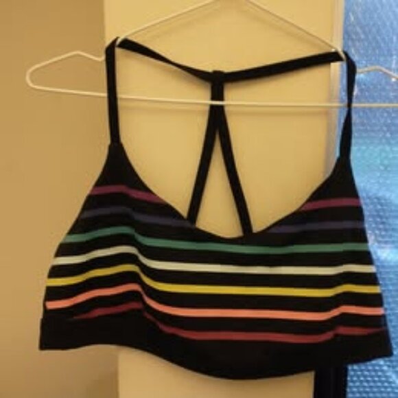 TWO OLD NAVY RACER BACK LIGHT SUPPORT SPORTS BRAS,  SIZE XL - Picture 1 of 2